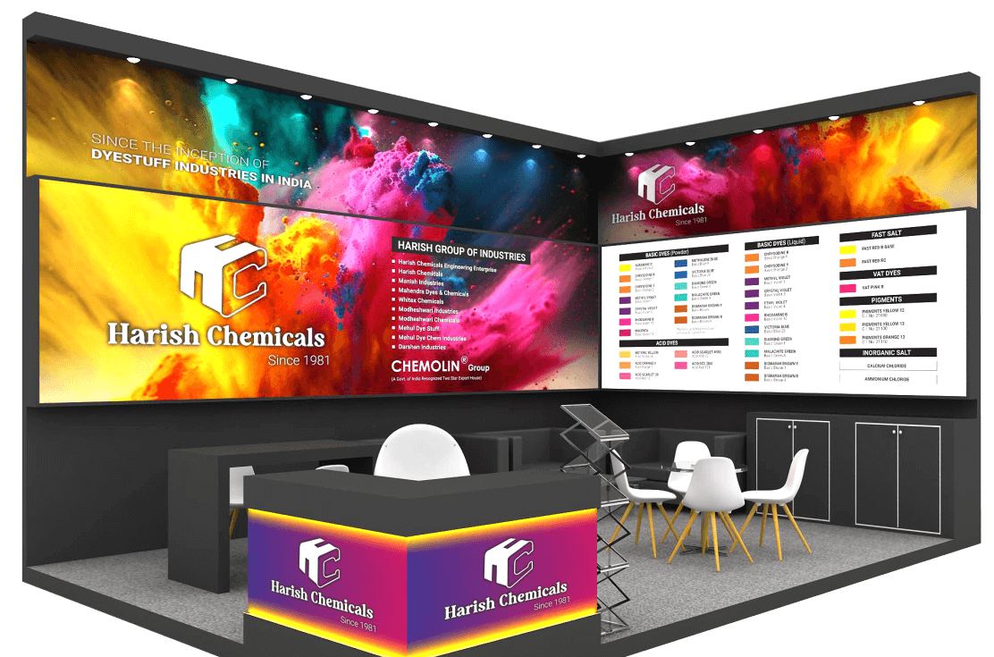 Black exhibition stand ideas booth fabrication by ExhibitumX